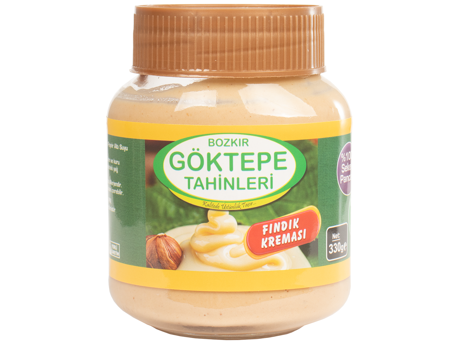 Göktepe Fındık Kreması (%47 Fındık Parçacıklı) Net 330 Gr