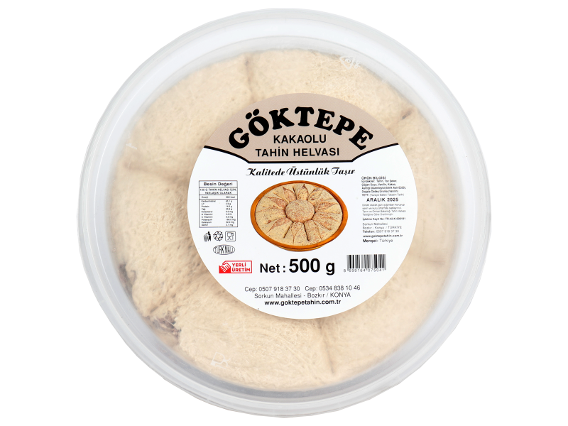 Göktepe Kakaolu Tahinli Helva 500g