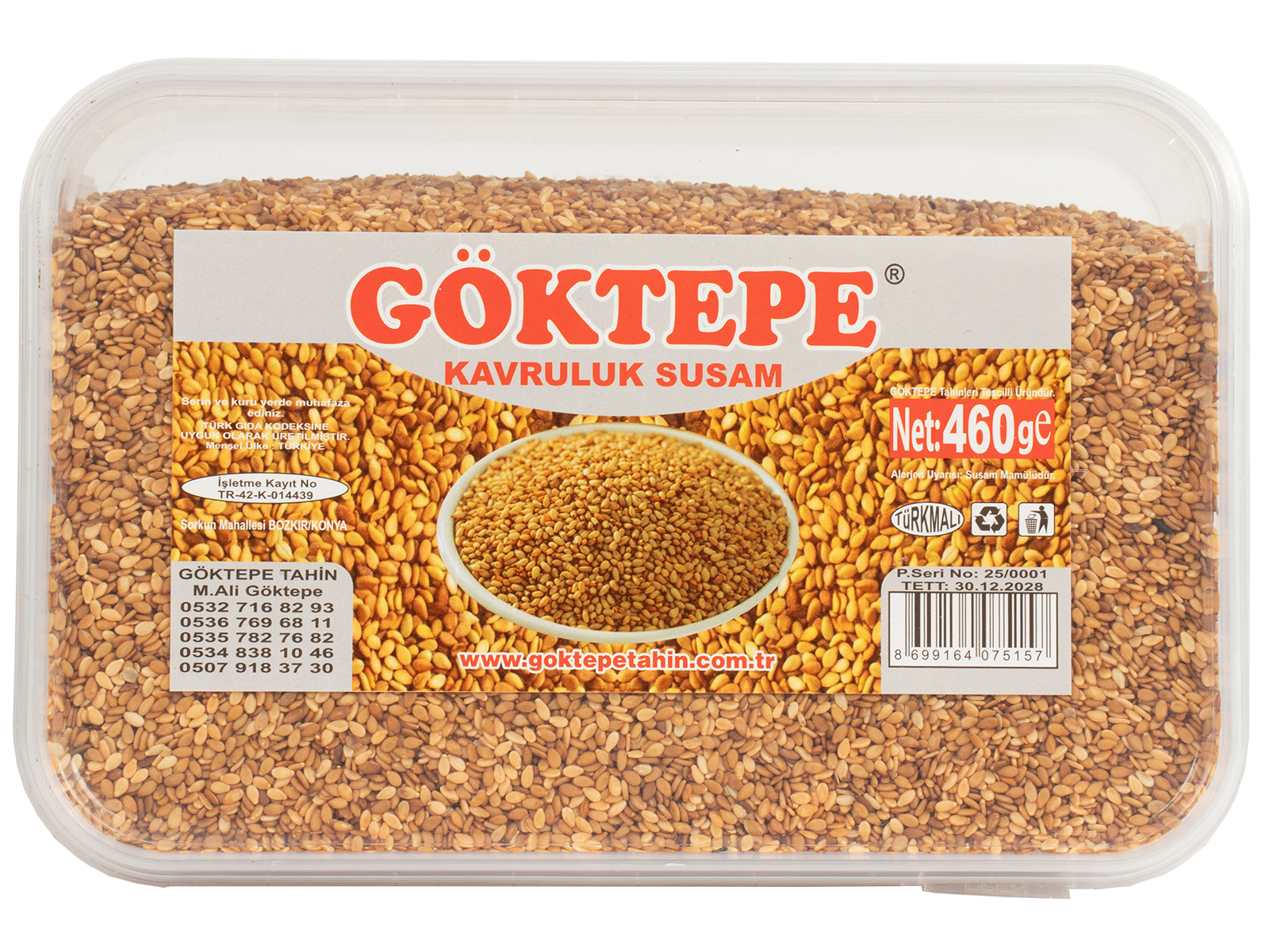 Göktepe Kavrulmuş Manavgat Susamı 500g