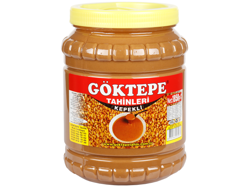 Göktepe Kepekli Bozkır Tahini Plastik Kutu 2 Kg Net:1840g