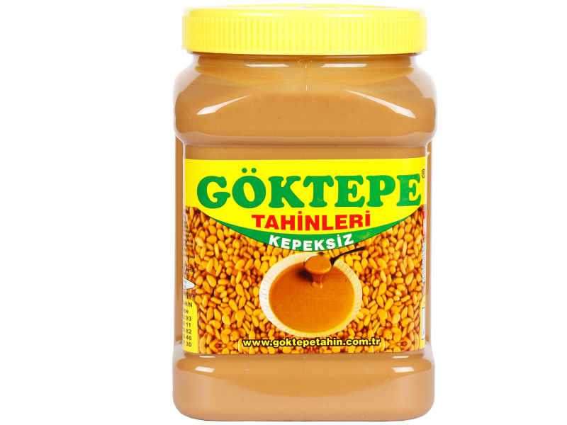 Göktepe Kepeksiz Bozkır Tahini Plastik Kutu 1 Kg Net:935g