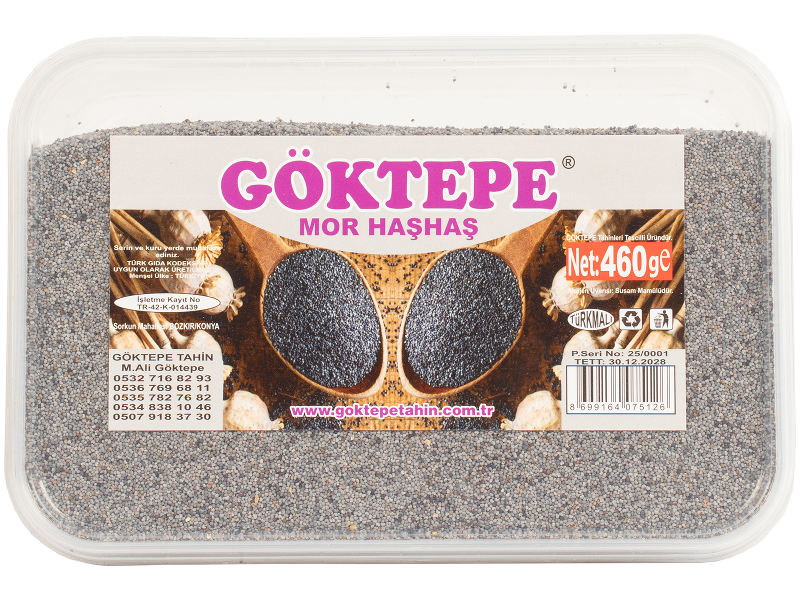 Göktepe Mor Haşhaş Net 460 Gr