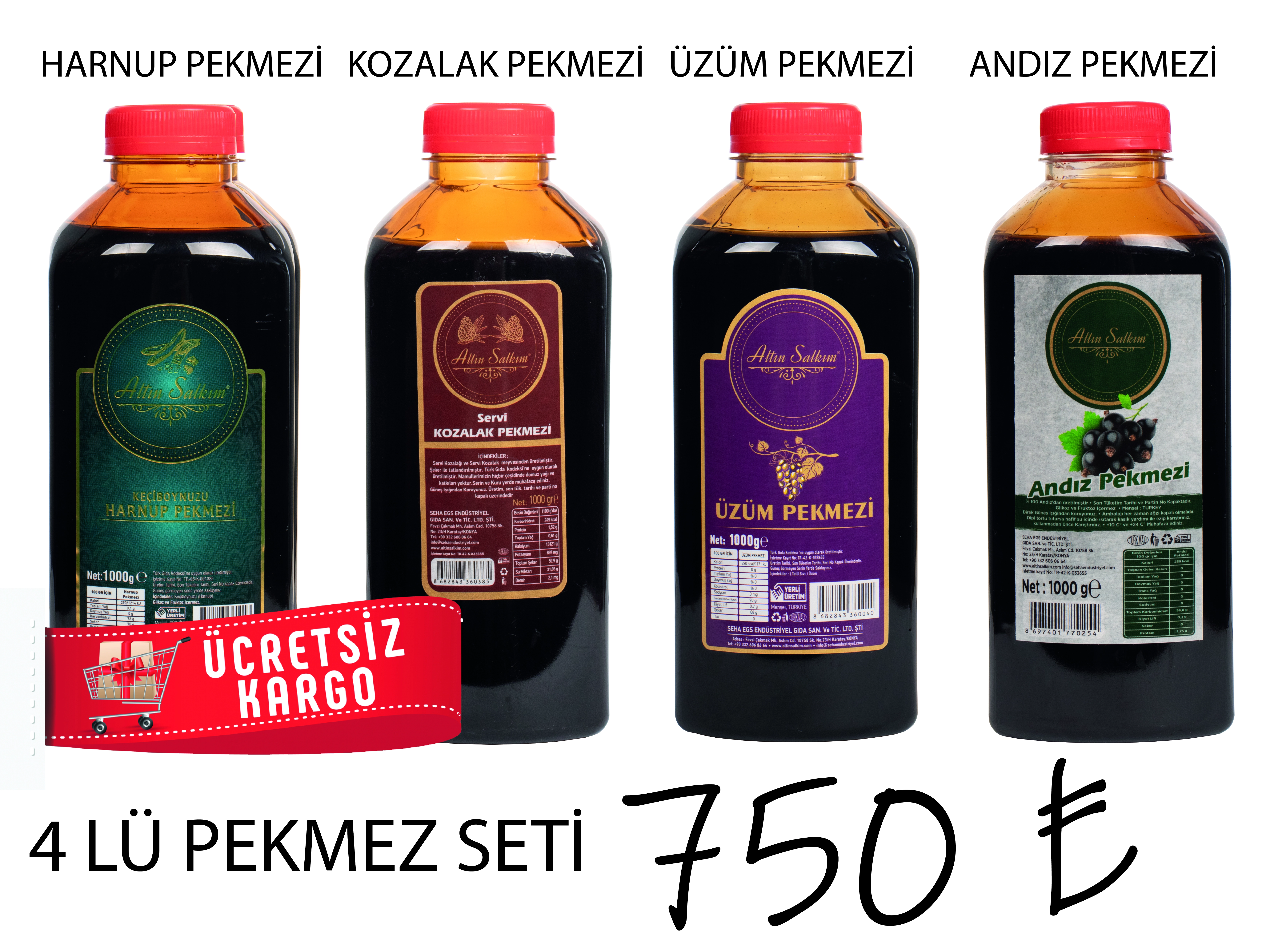 4 lü Pekmez Seti