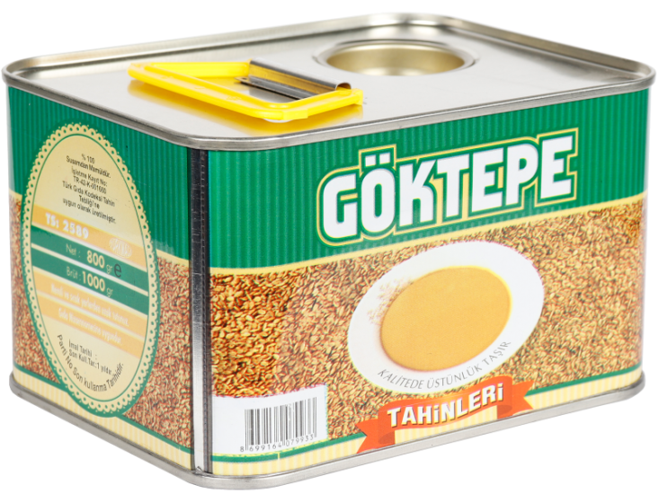 Göktepe Kepekli Bozkır Tahini Teneke 1 Kg